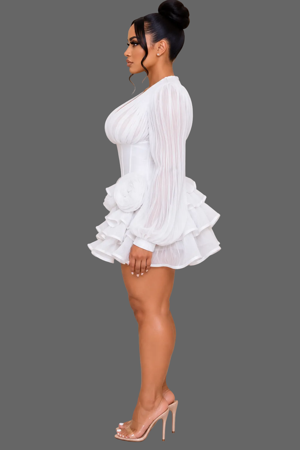 Rosete Couture Mini Dress