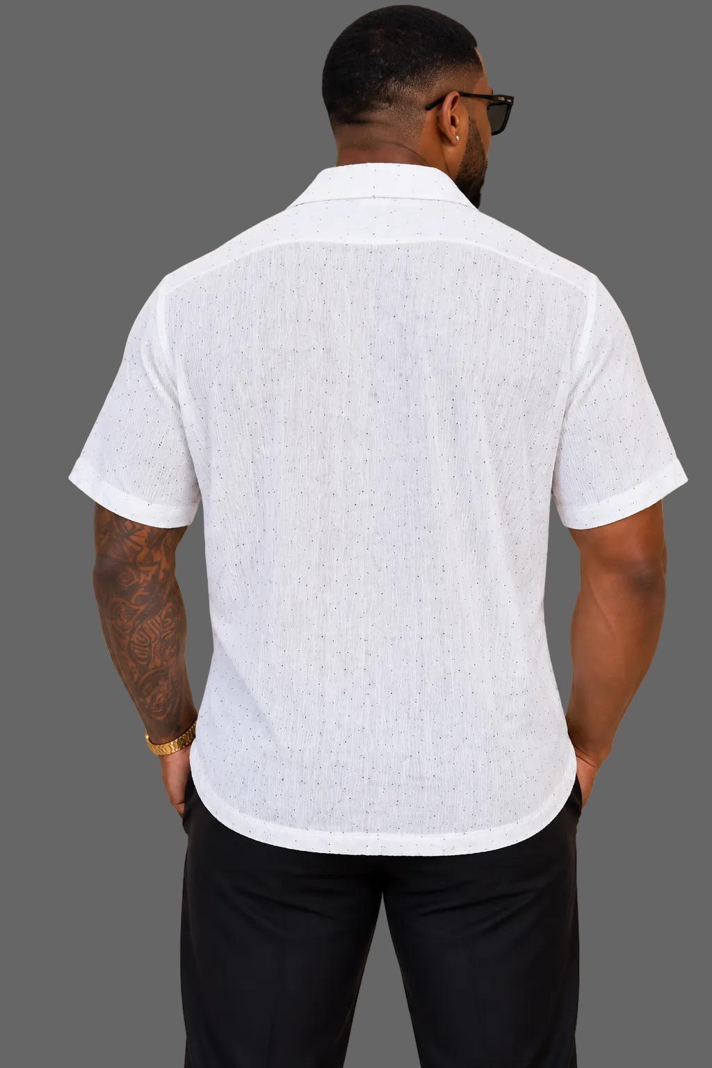 Luxe Breeze Rhinestone Shirt