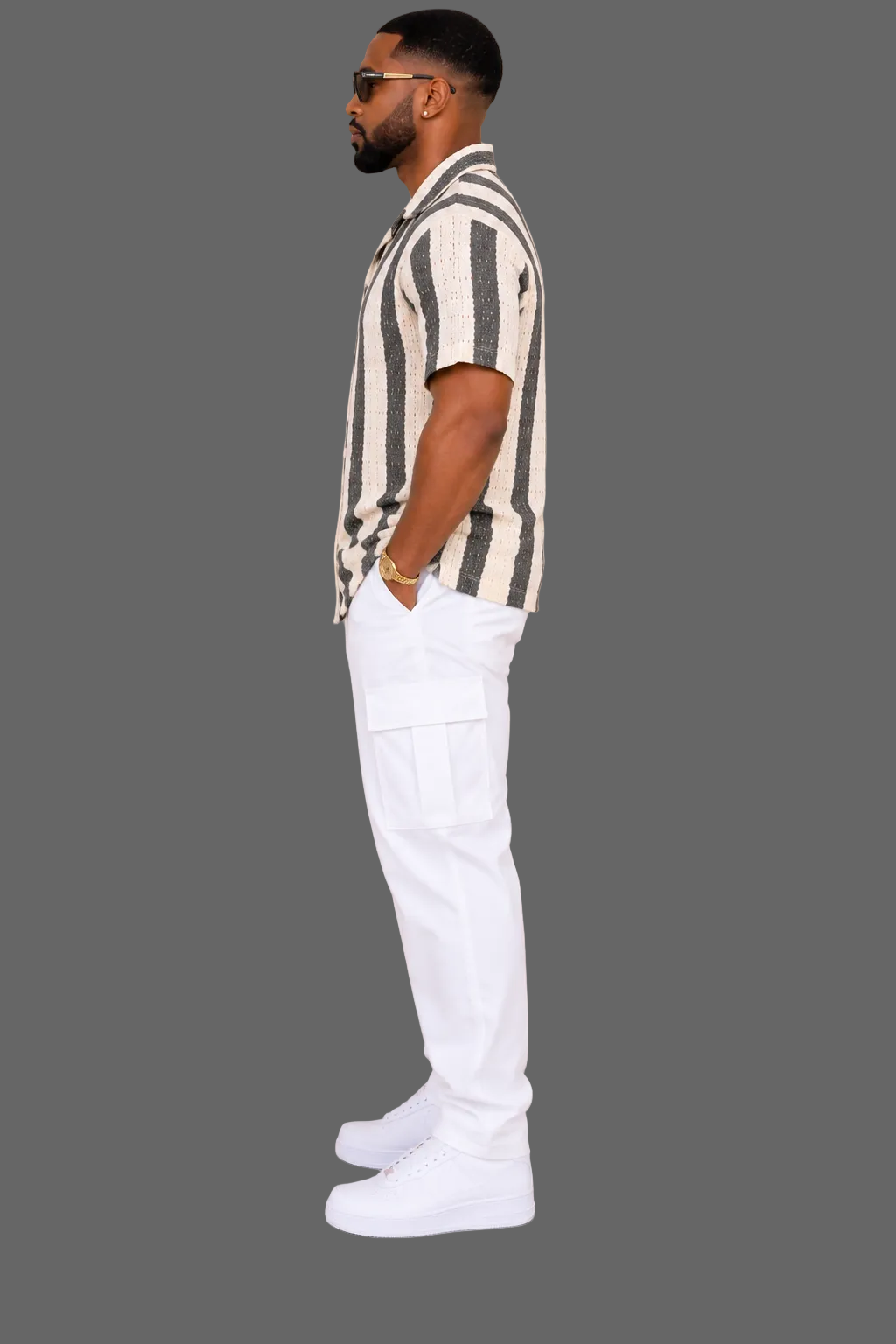 Texture Stripe Shirt