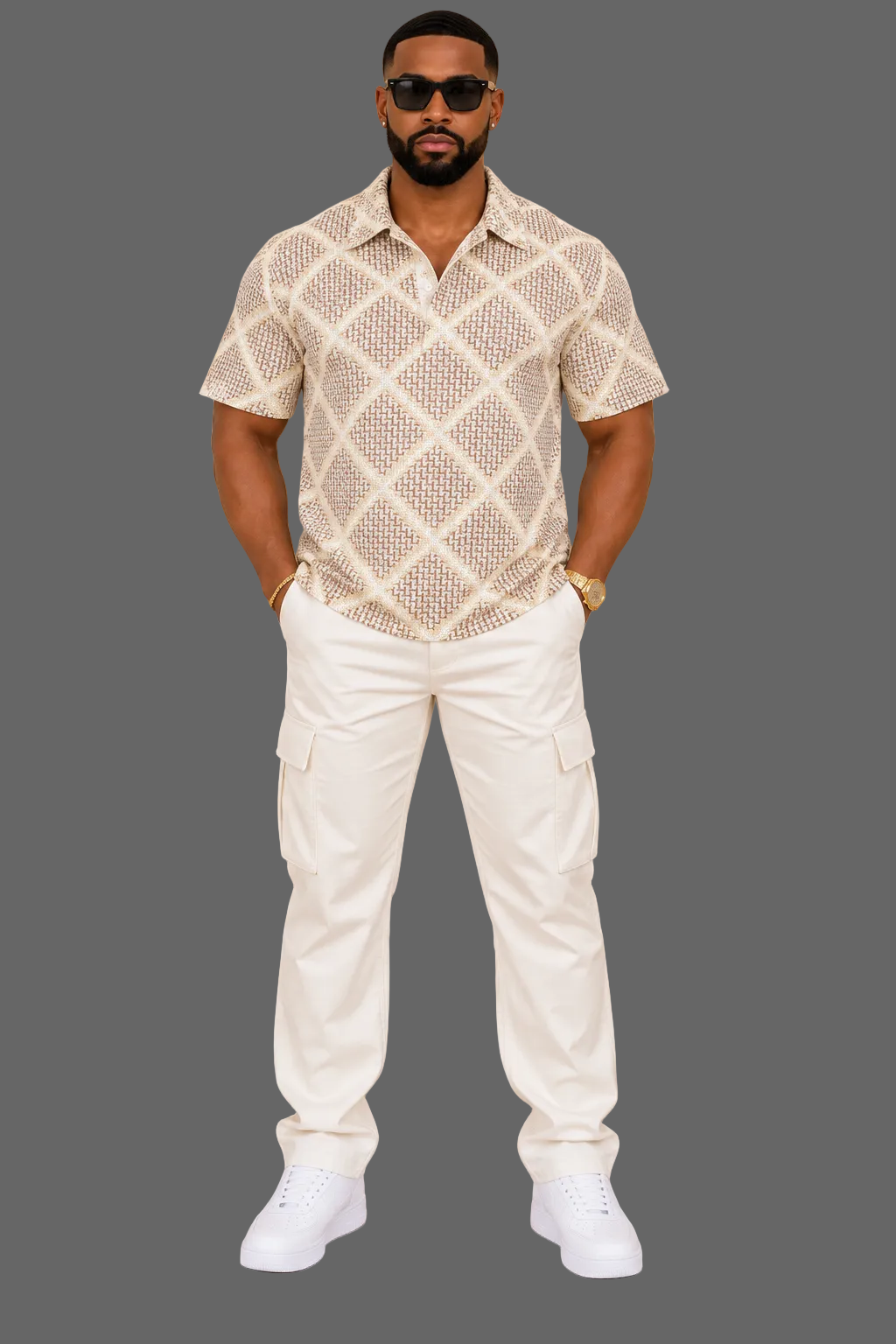 Sandstone Luxe Textured Shirt
