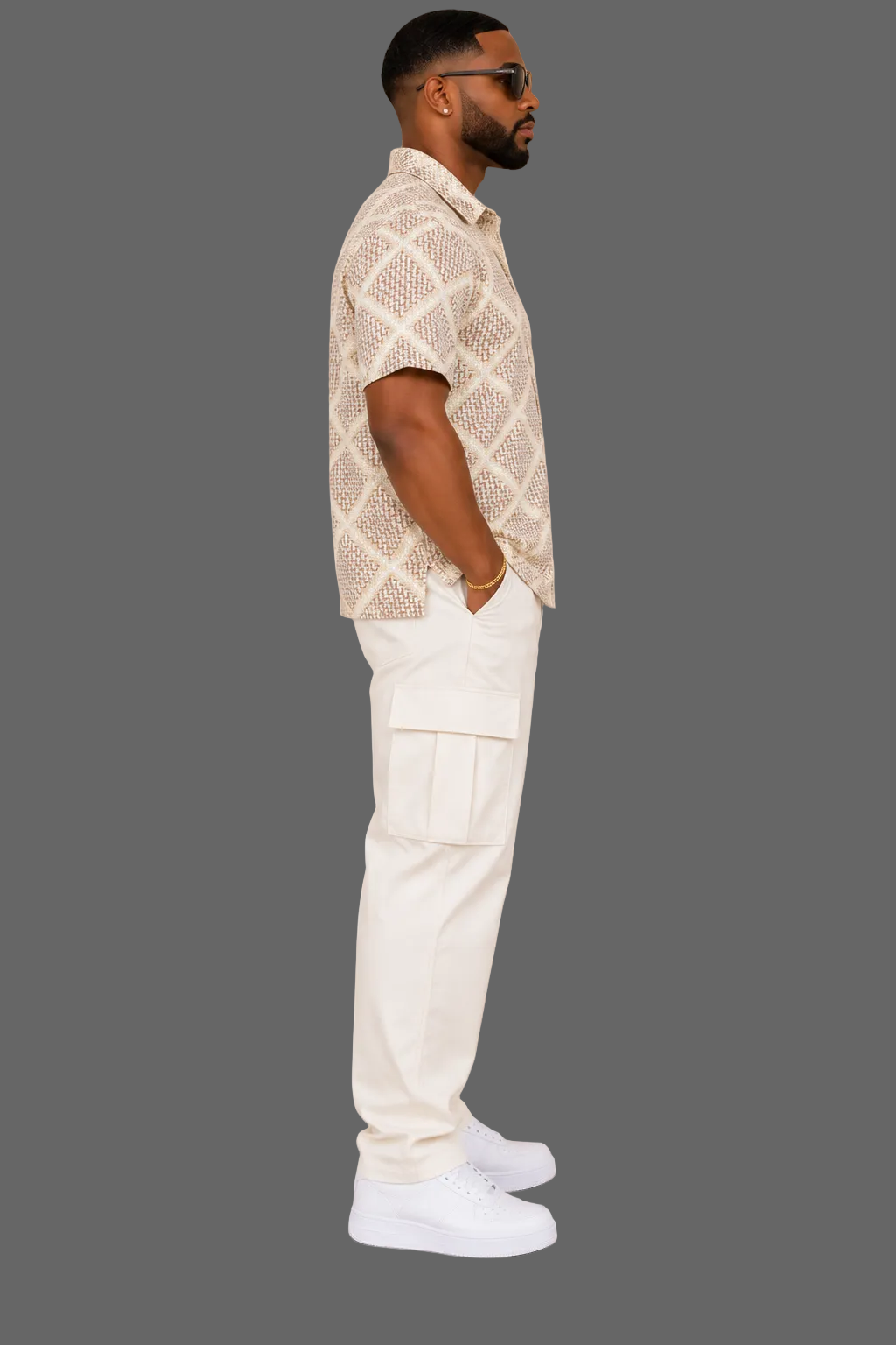 Sandstone Luxe Textured Shirt