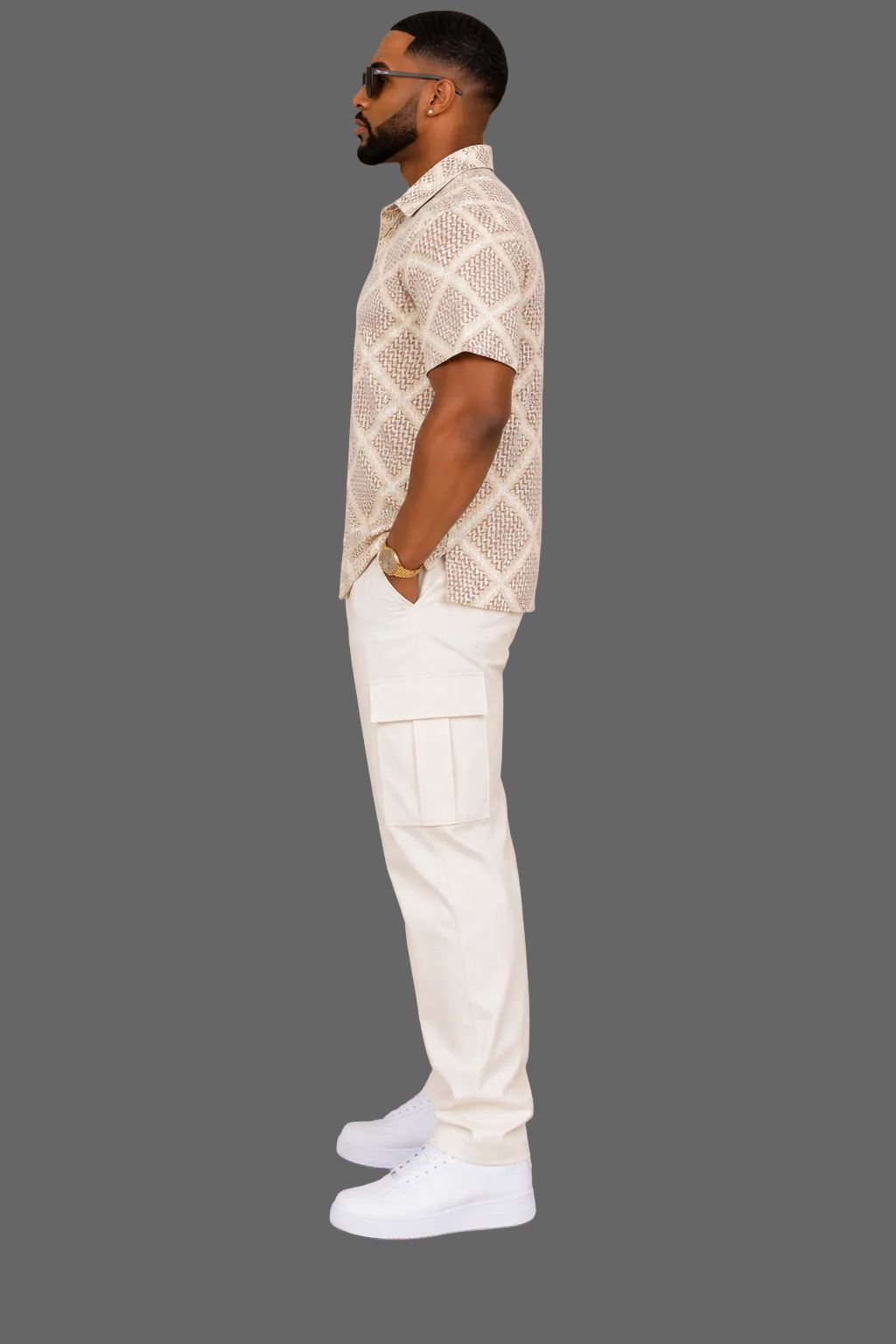 Sandstone Luxe Textured Shirt